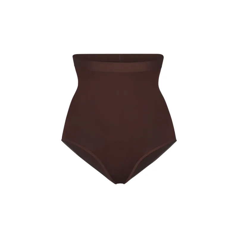 SIMPLY BARE HIGH-WAISTED BRIEF | COCOA sold by SKIMS