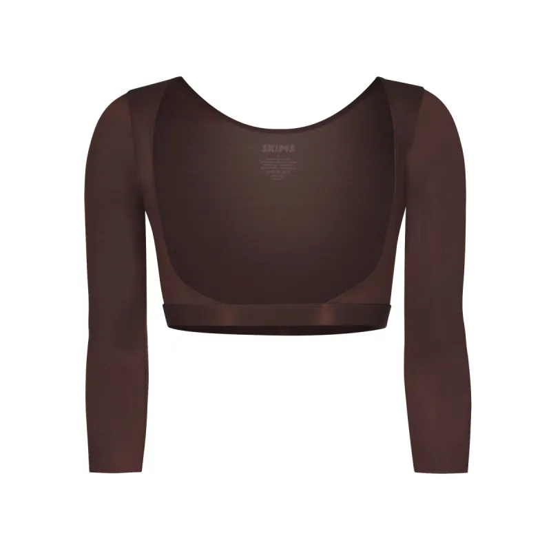 SIMPLY BARE OPEN BUST ARM SHAPER | COCOA sold by SKIMS