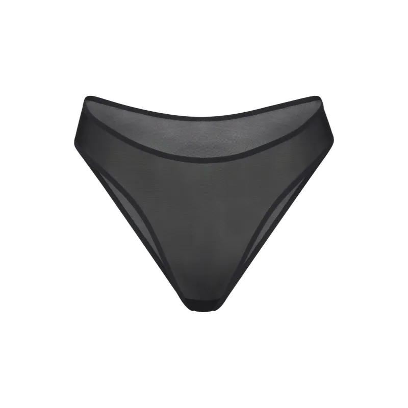 ULTRA FINE MESH BIKINI | ONYX sold by SKIMS