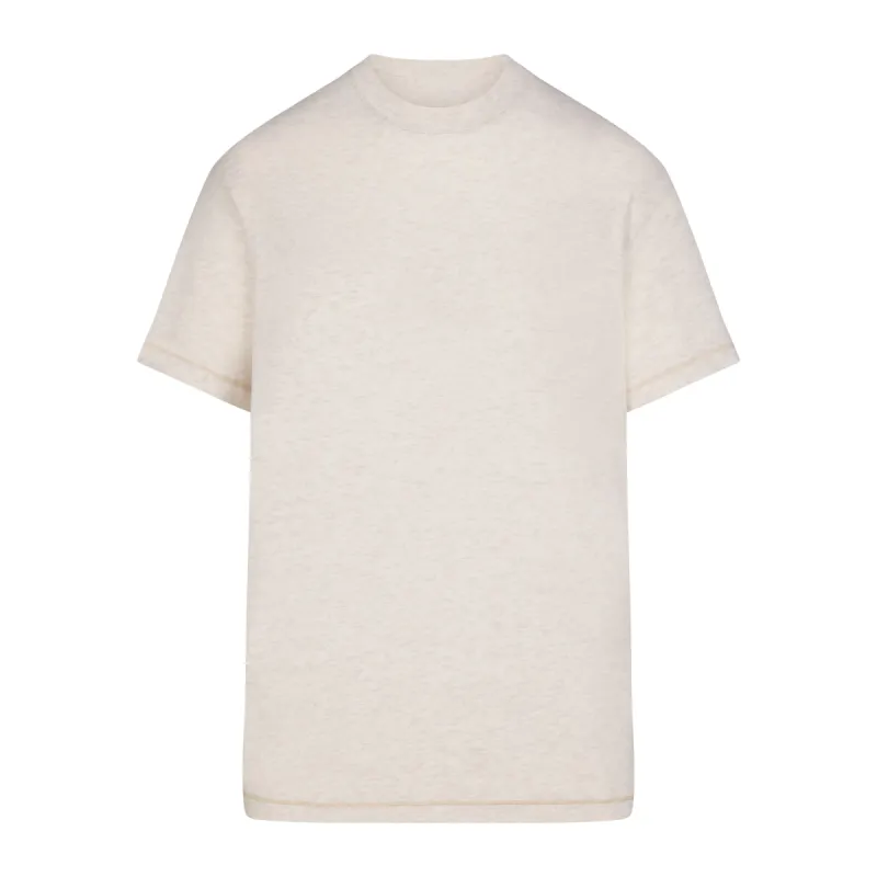 BOYFRIEND T-SHIRT | HEATHER OATMEAL sold by SKIMS