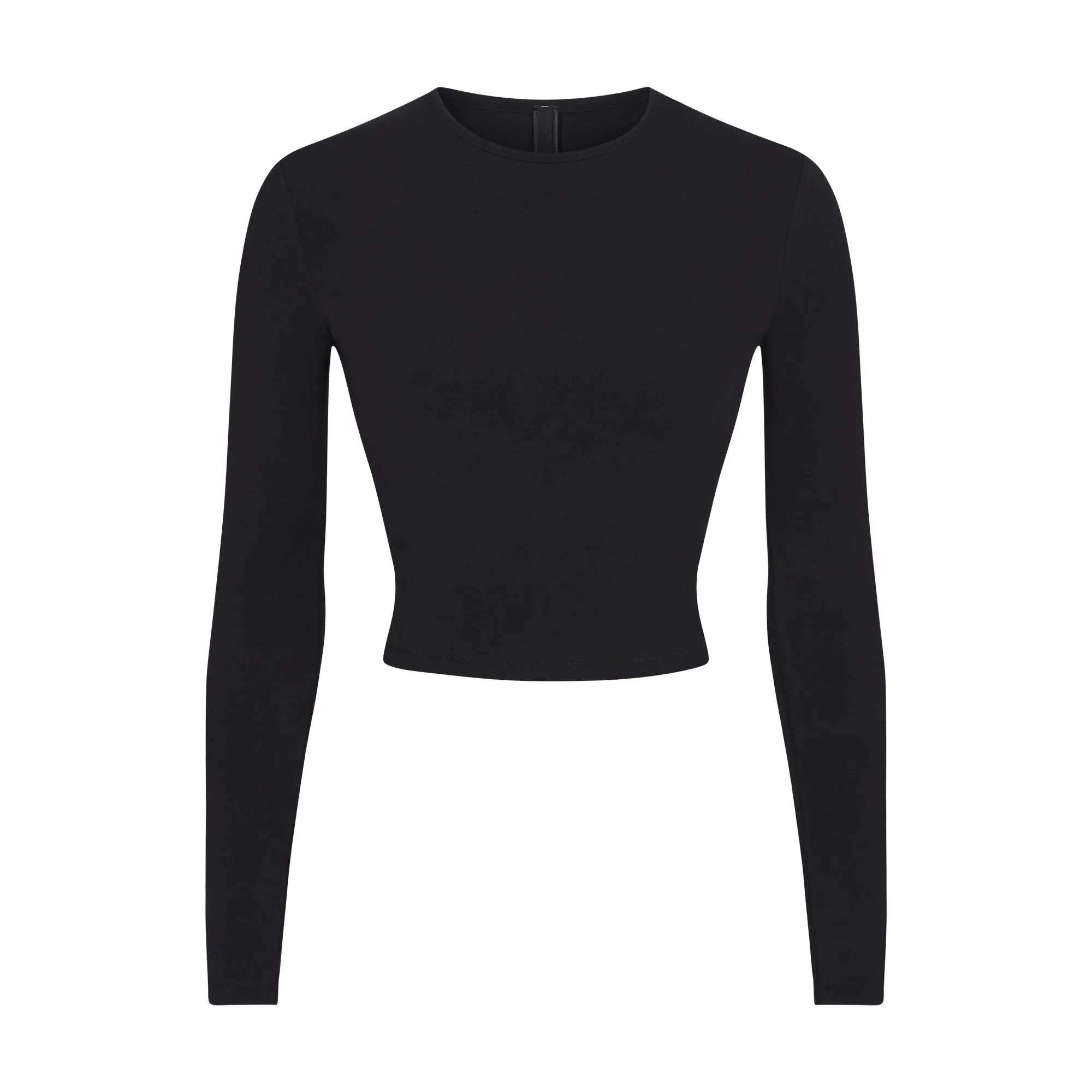 NEW VINTAGE CROPPED LONG SLEEVE T-SHIRT | ONYX sold by SKIMS