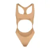 SIGNATURE SWIM CUT OUT MONOKINI | OCHRE sold by SKIMS