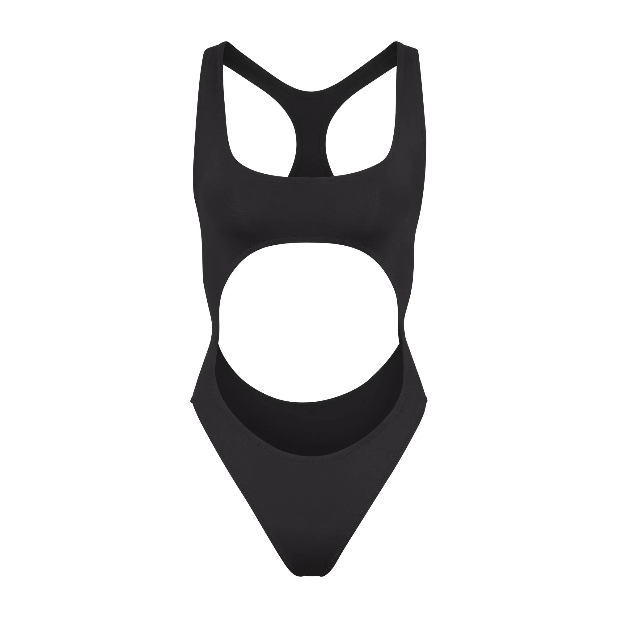SIGNATURE SWIM CUT OUT MONOKINI | ONYX sold by SKIMS