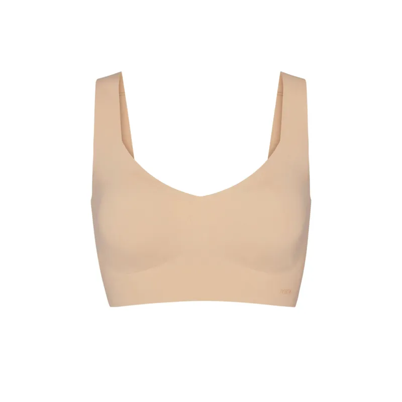 NAKED PLUNGE LONGLINE BRALETTE | CLAY sold by SKIMS