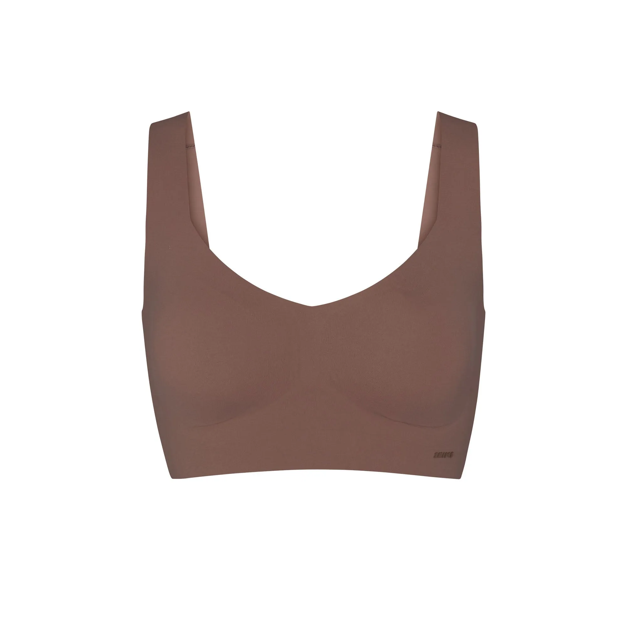 NAKED PLUNGE LONGLINE BRALETTE | UMBER sold by SKIMS