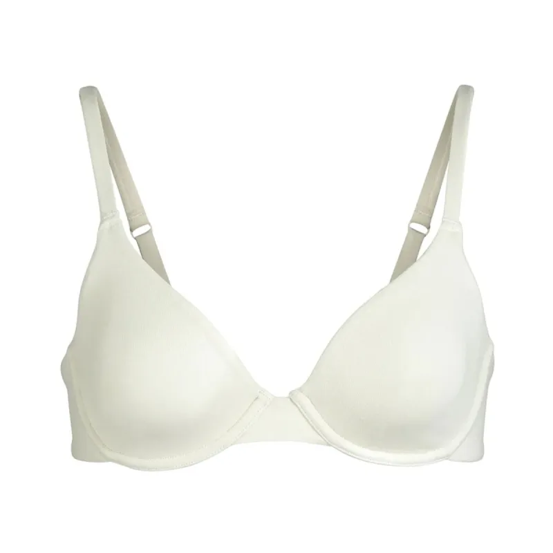 COTTON JERSEY T-SHIRT BRA | BONE sold by SKIMS