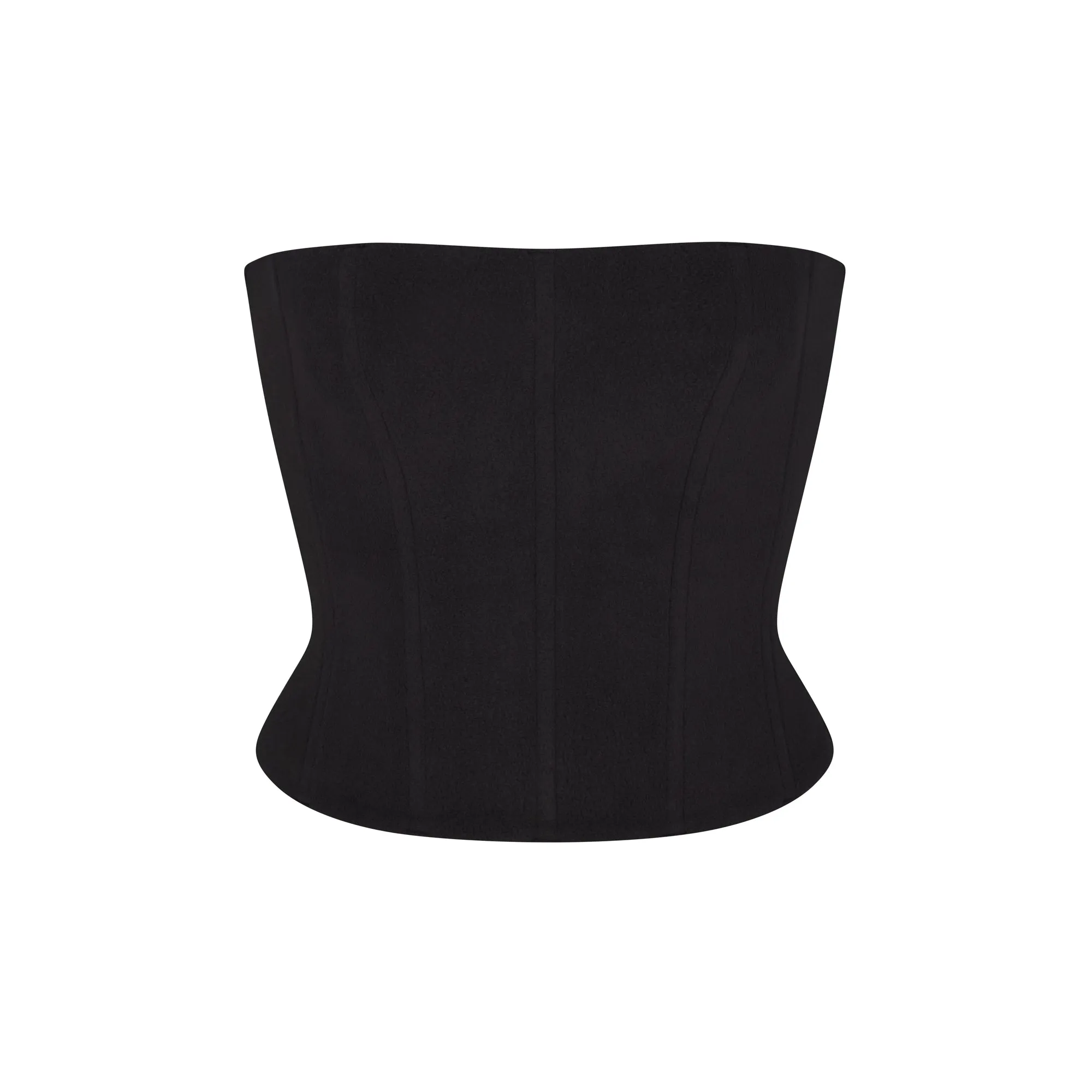 FLEECE LOUNGE CORSET | ONYX sold by SKIMS