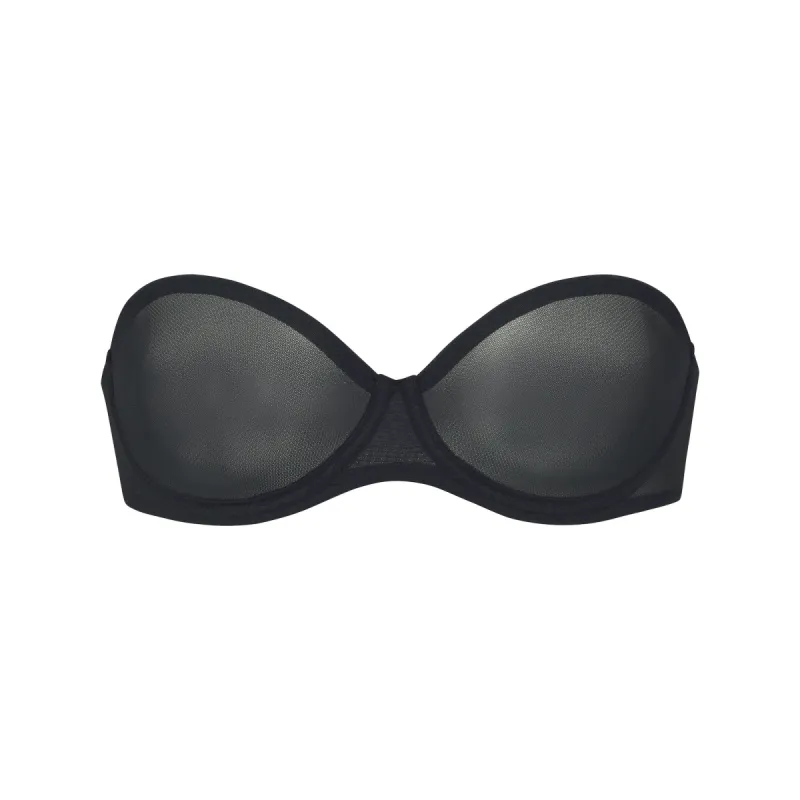 ULTRA FINE MESH STRAPLESS BRA | ONYX sold by SKIMS