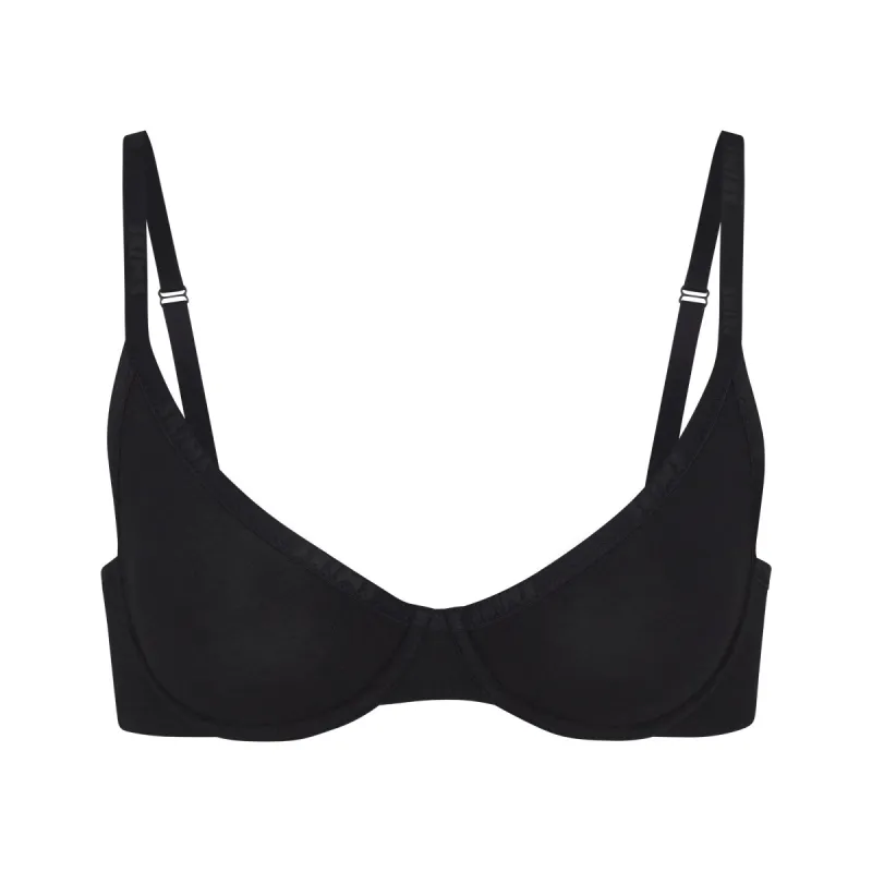 COTTON LOGO DEMI BRA  | SOOT sold by SKIMS