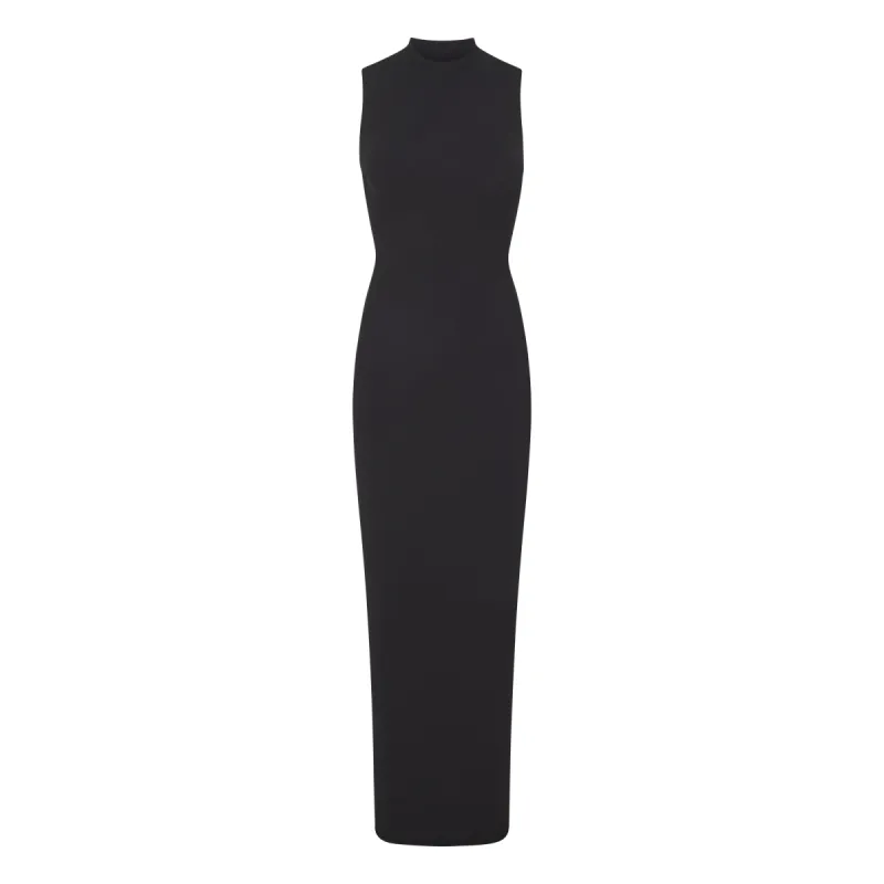FITS EVERYBODY SLEEVELESS MOCK NECK DRESS | ONYX sold by SKIMS