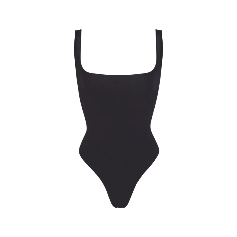 RAW EDGE CAMI BODYSUIT | ONYX sold by SKIMS
