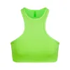SIGNATURE SWIM HIGH NECK RACER TOP | NEON GREEN sold by SKIMS
