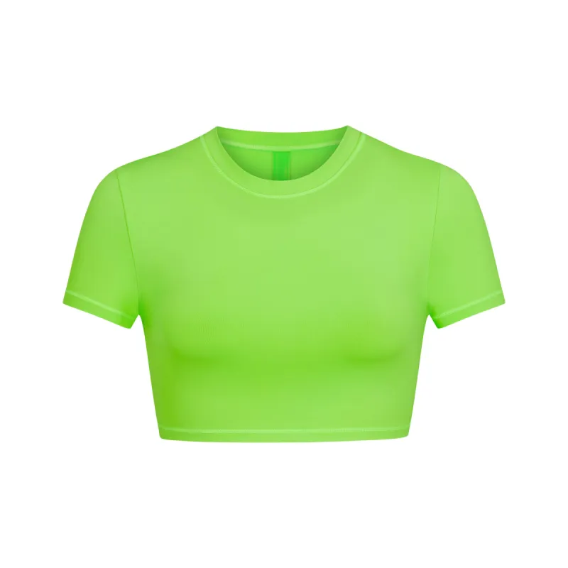 SIGNATURE SWIM T-SHIRT | NEON GREEN sold by SKIMS