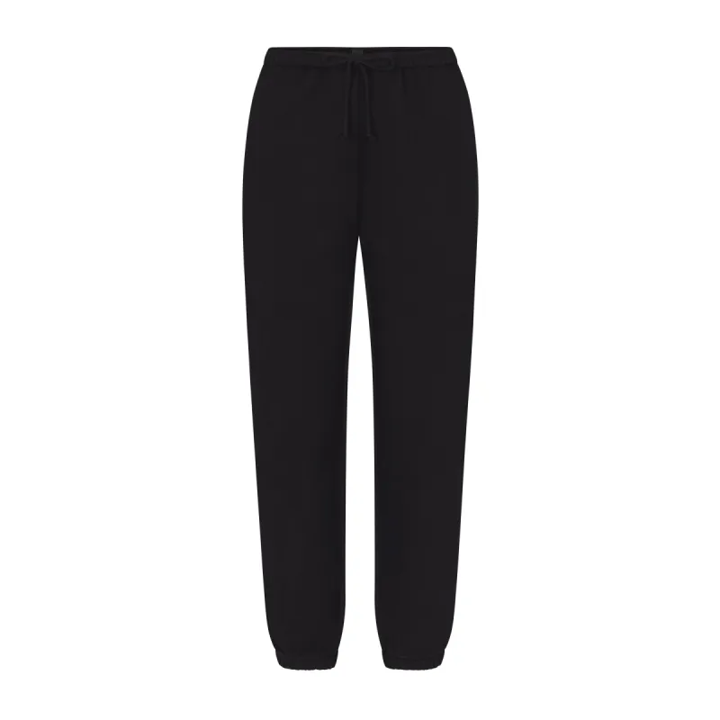 COTTON FLEECE JOGGER | ONYX sold by SKIMS
