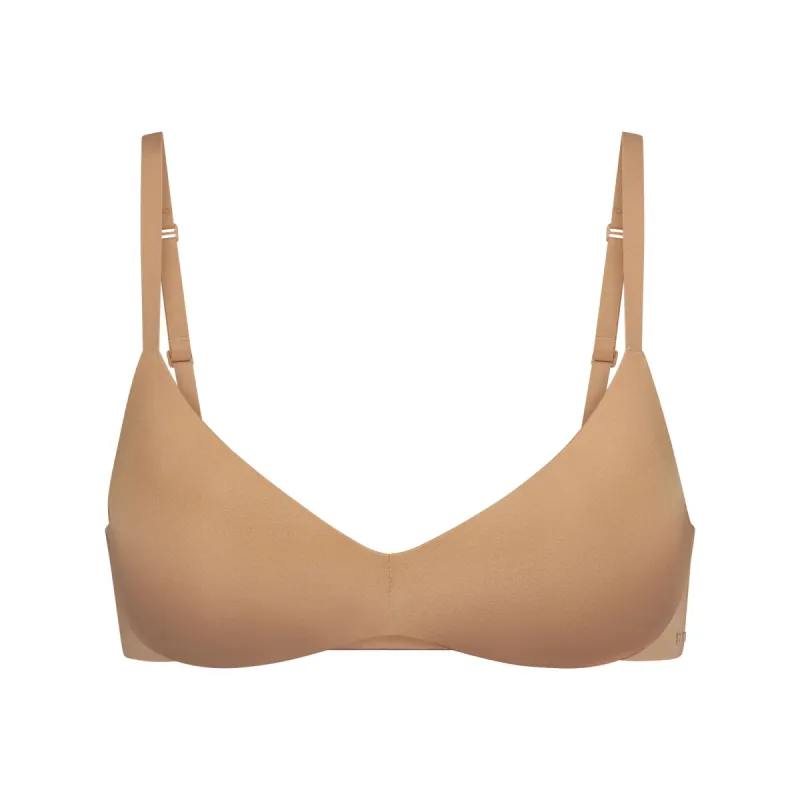 WIRELESS FORM PUSH-UP PLUNGE BRA | OCHRE sold by SKIMS