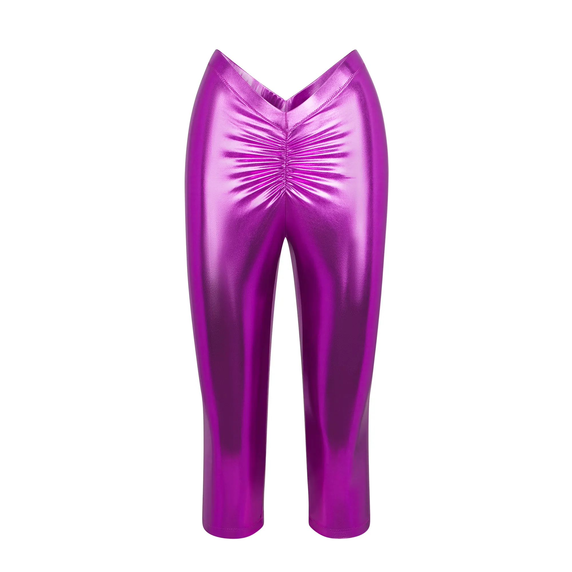 METALLIC SWIM V-WAIST PANT | DRAGON FRUIT sold by SKIMS