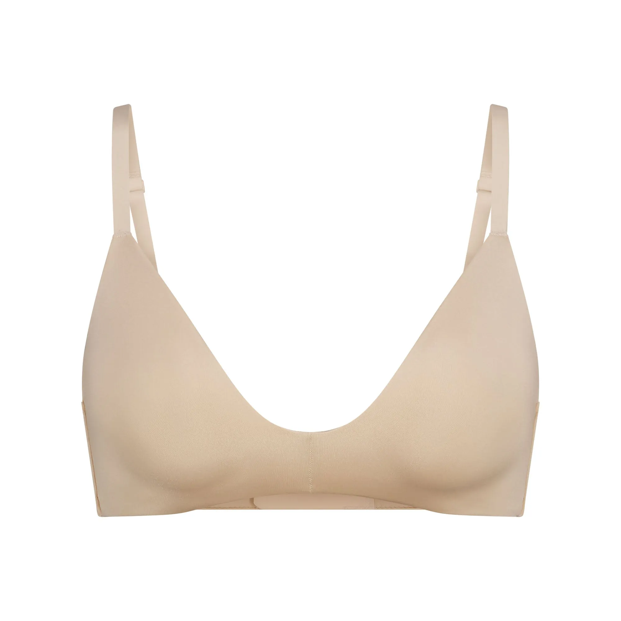 WIRELESS FORM T-SHIRT DEMI BRA | SAND sold by SKIMS