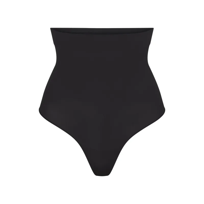 EVERYDAY SCULPT HIGH-WAISTED THONG | ONYX sold by SKIMS