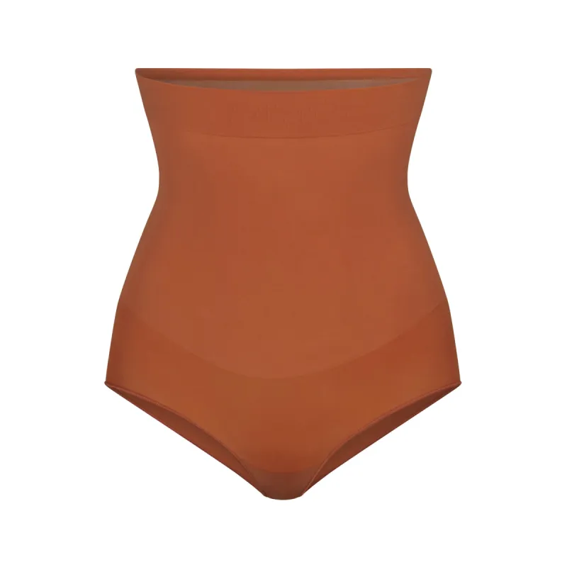 EVERYDAY SCULPT HIGH-WAISTED BRIEF | BRONZE sold by SKIMS