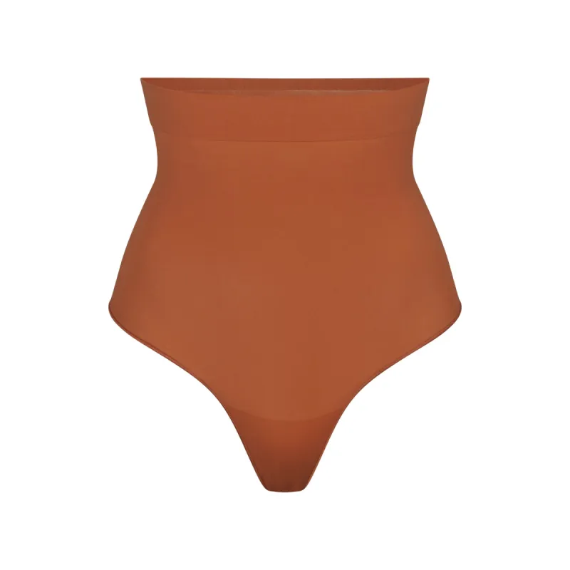 EVERYDAY SCULPT HIGH-WAISTED THONG | BRONZE sold by SKIMS