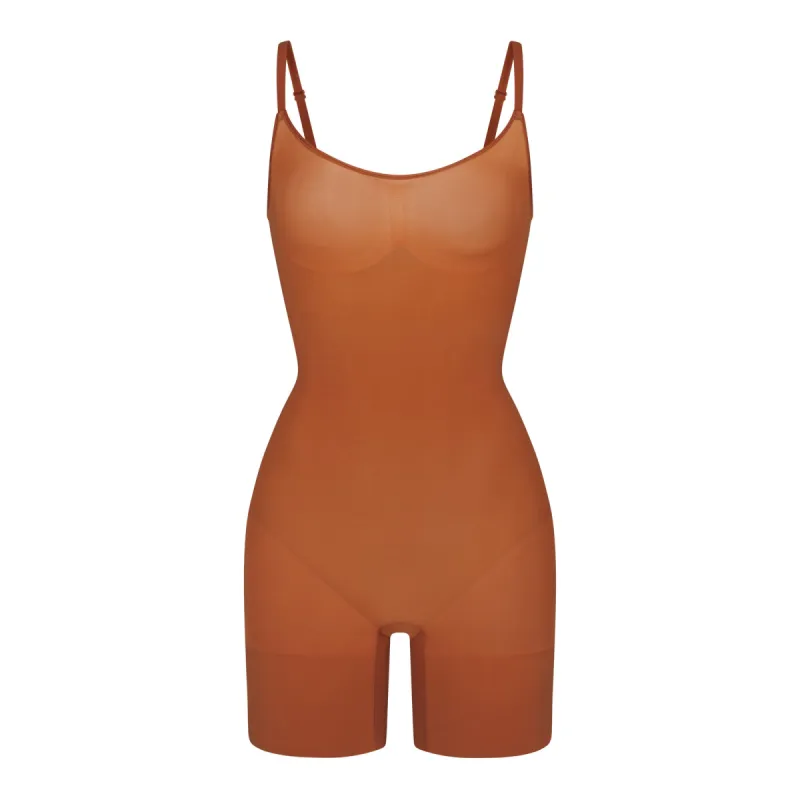 EVERYDAY SCULPT MID THIGH BODYSUIT | BRONZE sold by SKIMS