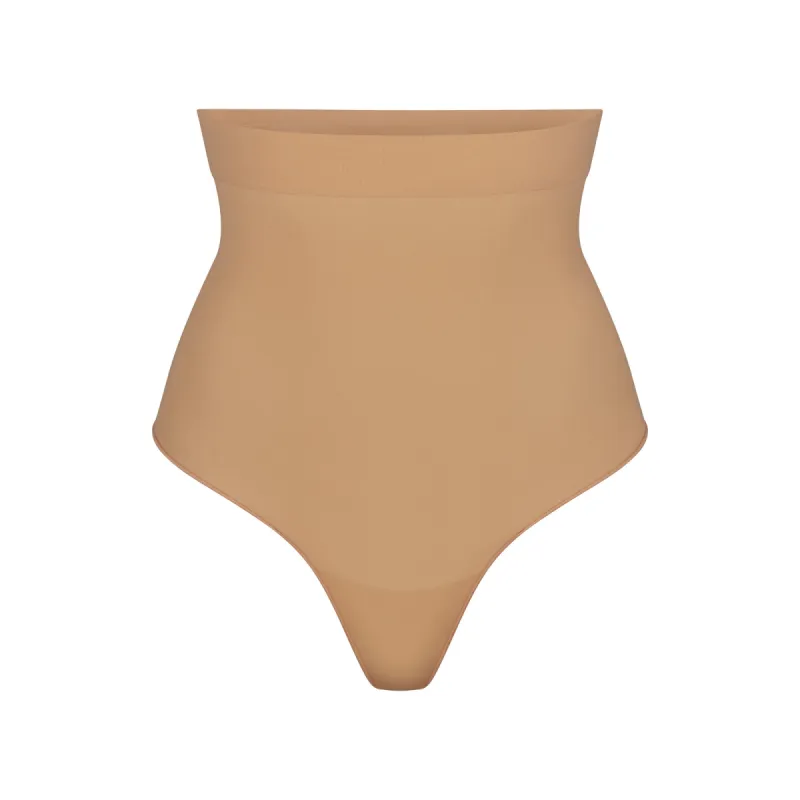 EVERYDAY SCULPT HIGH-WAISTED THONG | OCHRE sold by SKIMS