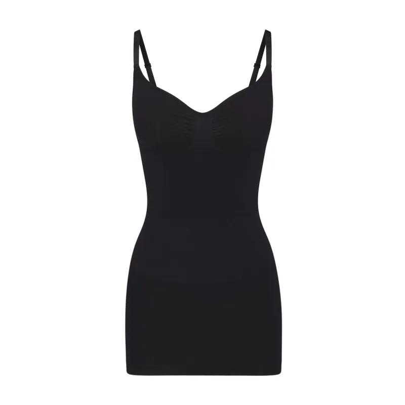 SEAMLESS SCULPT SLIP DRESS | ONYX sold by SKIMS