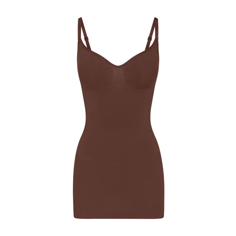 SEAMLESS SCULPT SLIP DRESS | COCOA sold by SKIMS