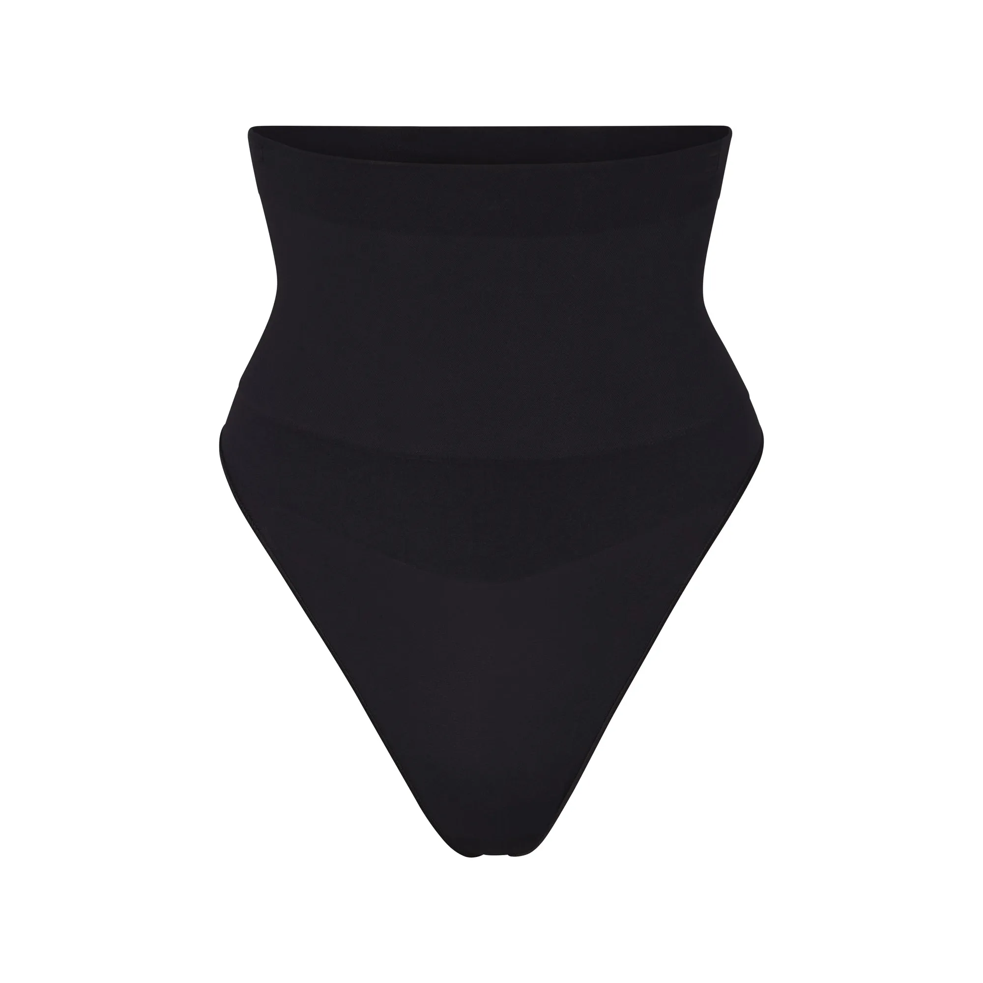 CORE CONTROL HIGH-WAISTED THONG | ONYX sold by SKIMS