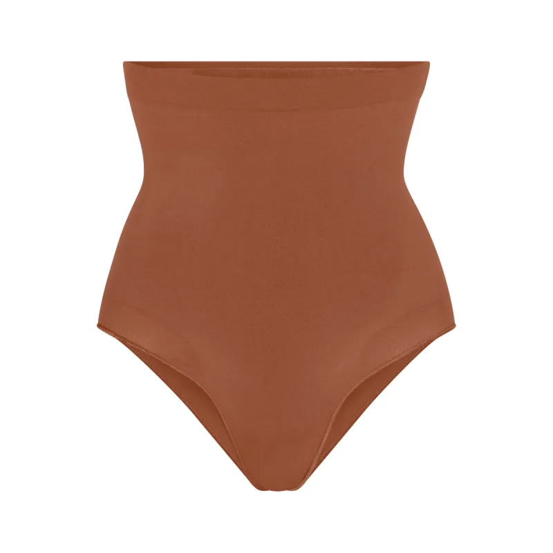 SEAMLESS SCULPT HIGH-WAISTED BRIEF | BRONZE sold by SKIMS