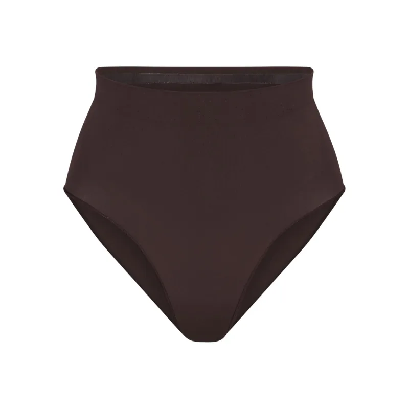SEAMLESS SCULPT MID WAIST BRIEF | ESPRESSO sold by SKIMS