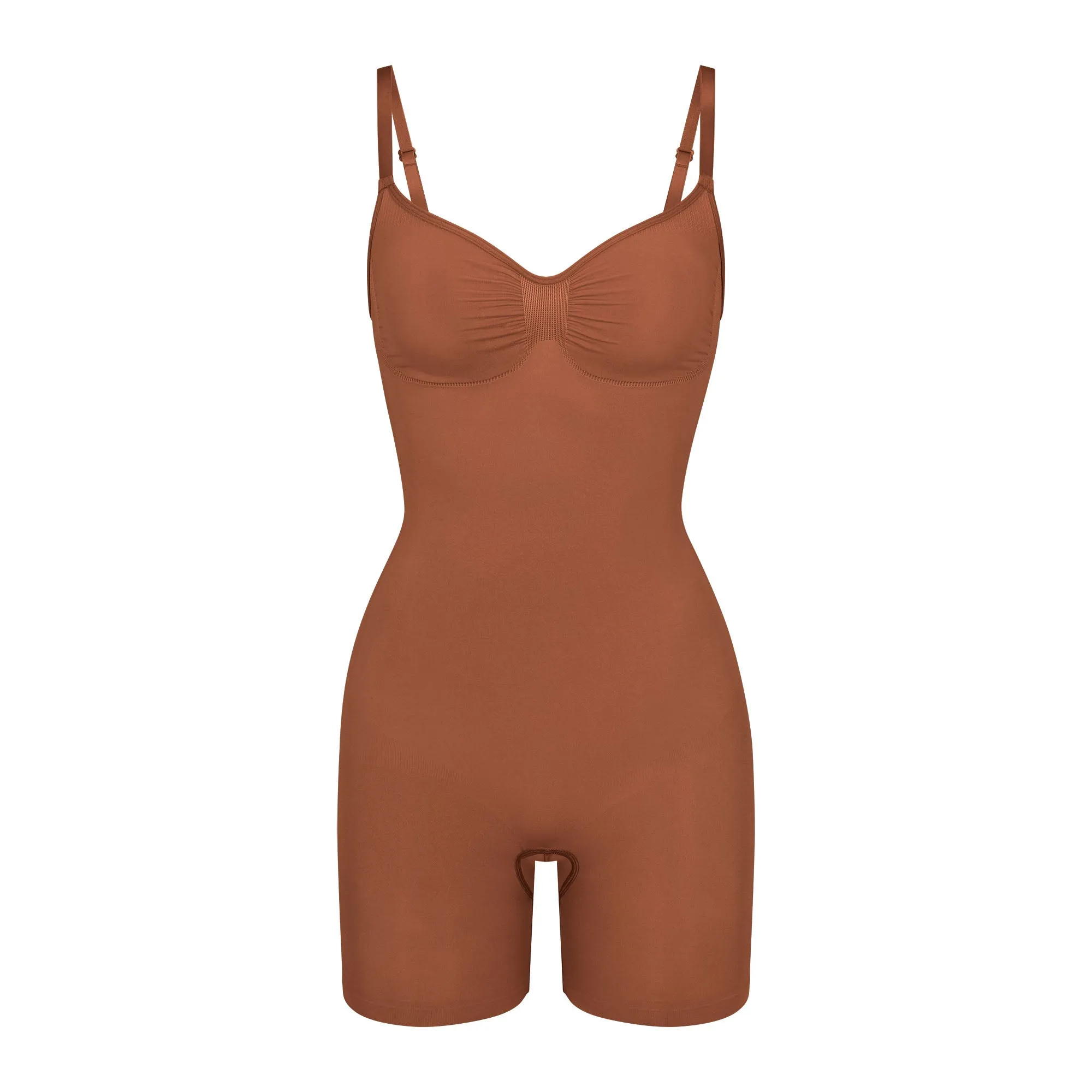 SEAMLESS SCULPT MID THIGH BODYSUIT | BRONZE sold by SKIMS