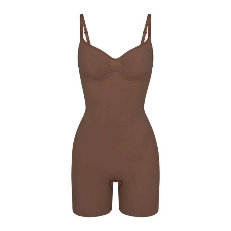 SEAMLESS SCULPT LOW BACK MID THIGH BODYSUIT | JASPER sold by SKIMS