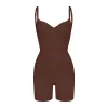 SEAMLESS SCULPT LOW BACK MID THIGH BODYSUIT | COCOA sold by SKIMS