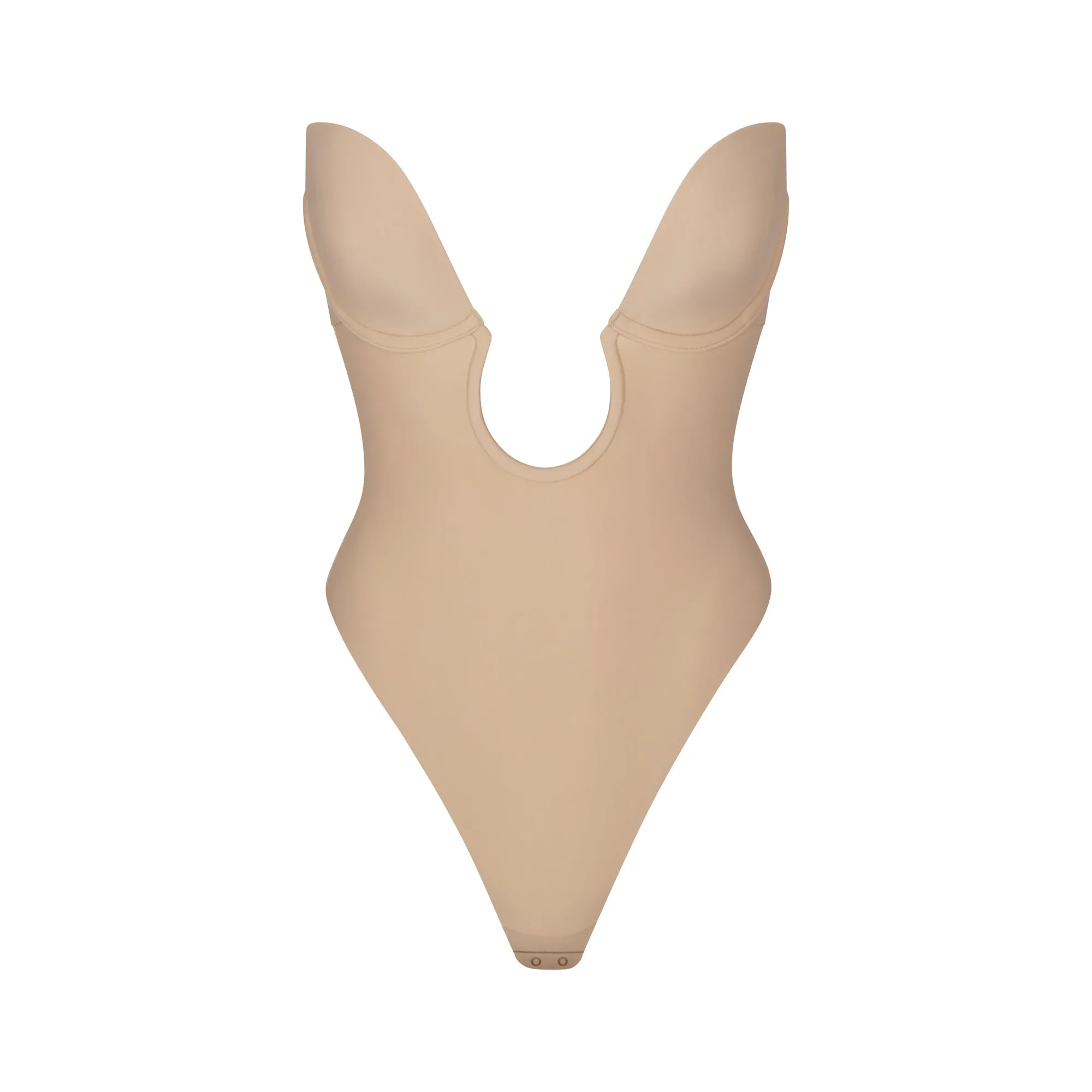 DEEP PLUNGE SHAPEWEAR BODYSUIT | CLAY sold by SKIMS