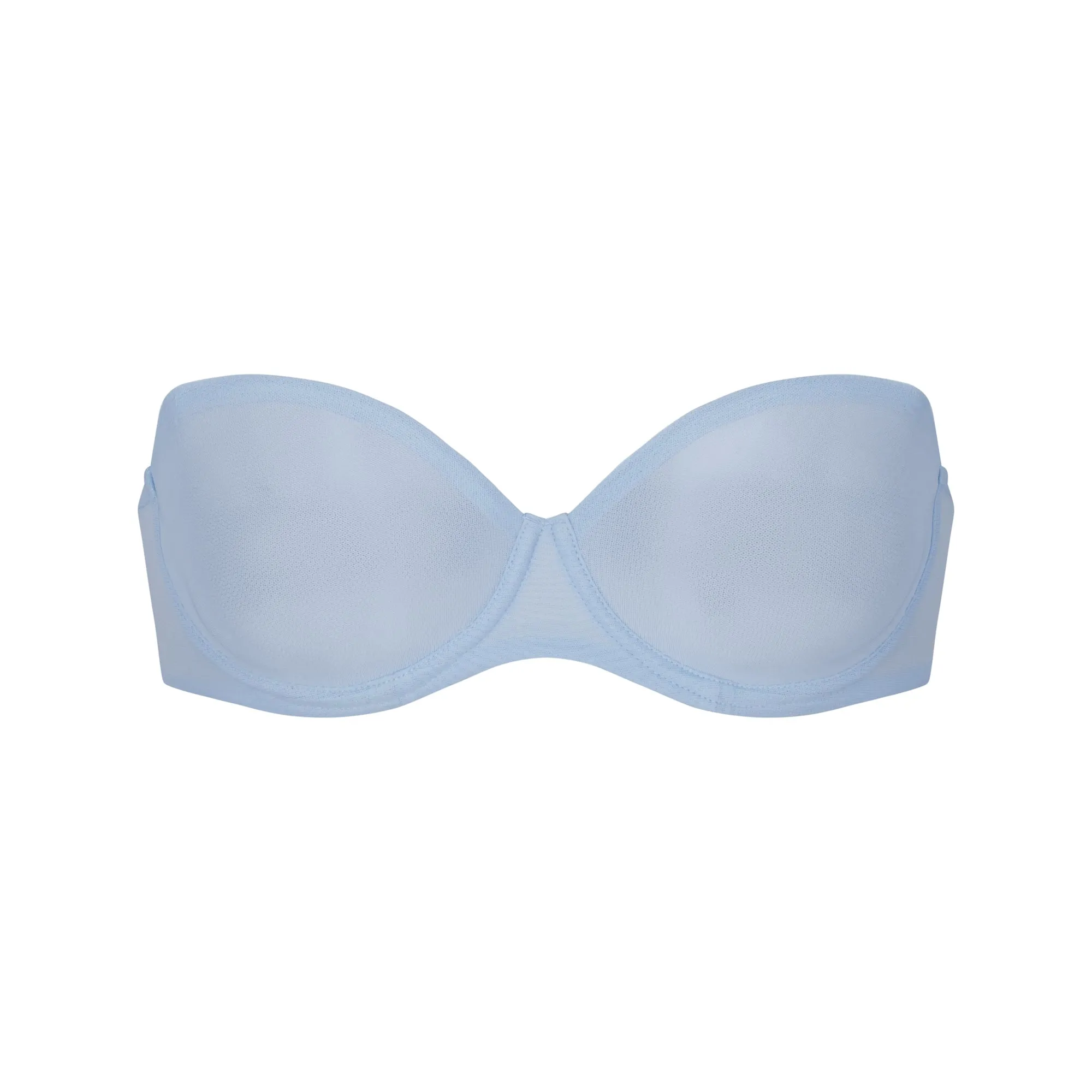 ULTRA FINE MESH STRAPLESS BRA | GLACIER sold by SKIMS