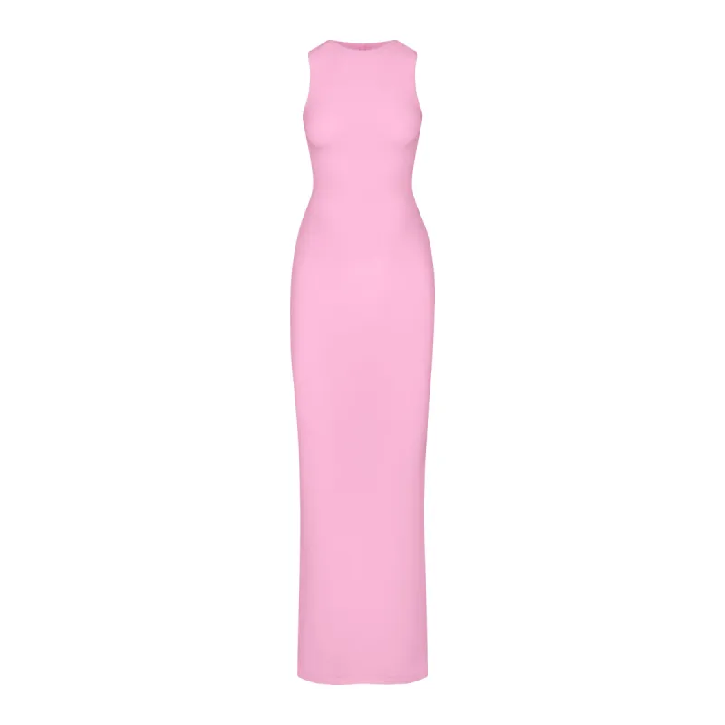 SOFT LOUNGE SLEEVELESS LONG DRESS | COTTON CANDY sold by SKIMS