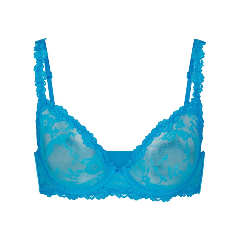 STRETCH LACE UNLINED DEMI BRA | MYKONOS sold by SKIMS