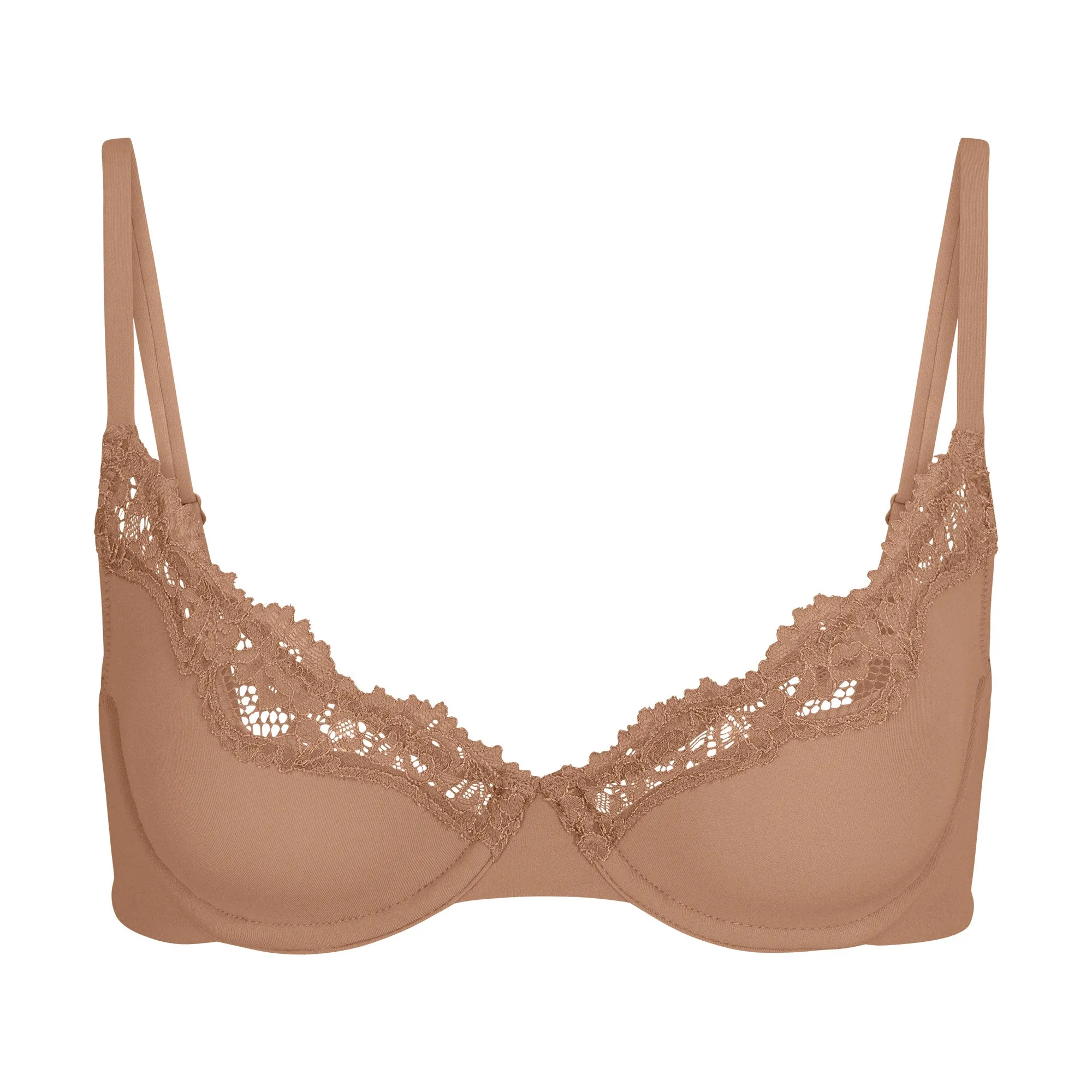 FITS EVERYBODY CORDED LACE UNLINED SCOOP BRA | SIENNA sold by SKIMS