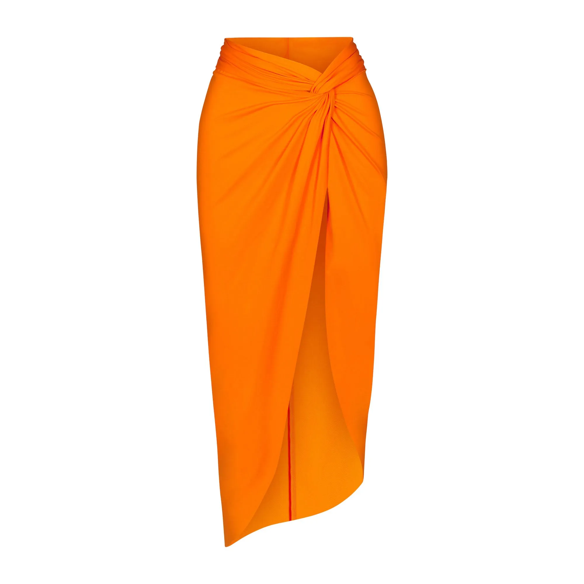 SIGNATURE SWIM SARONG SKIRT | ORANGE sold by SKIMS
