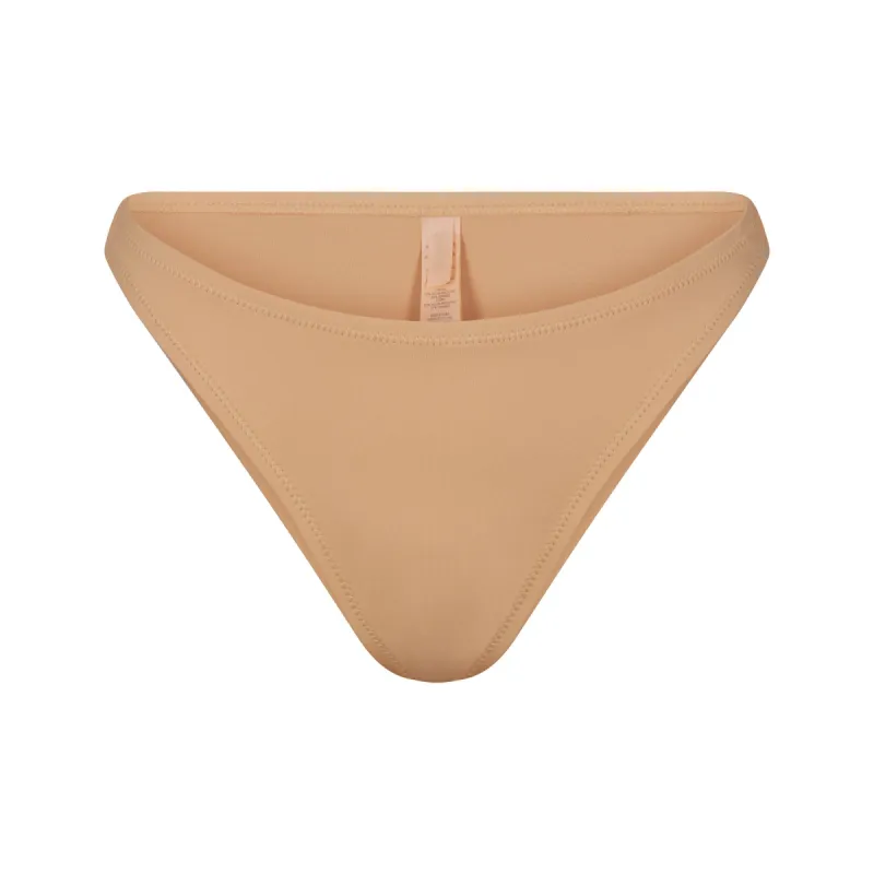 SIGNATURE SWIM MID COVERAGE BOTTOM | OCHRE sold by SKIMS