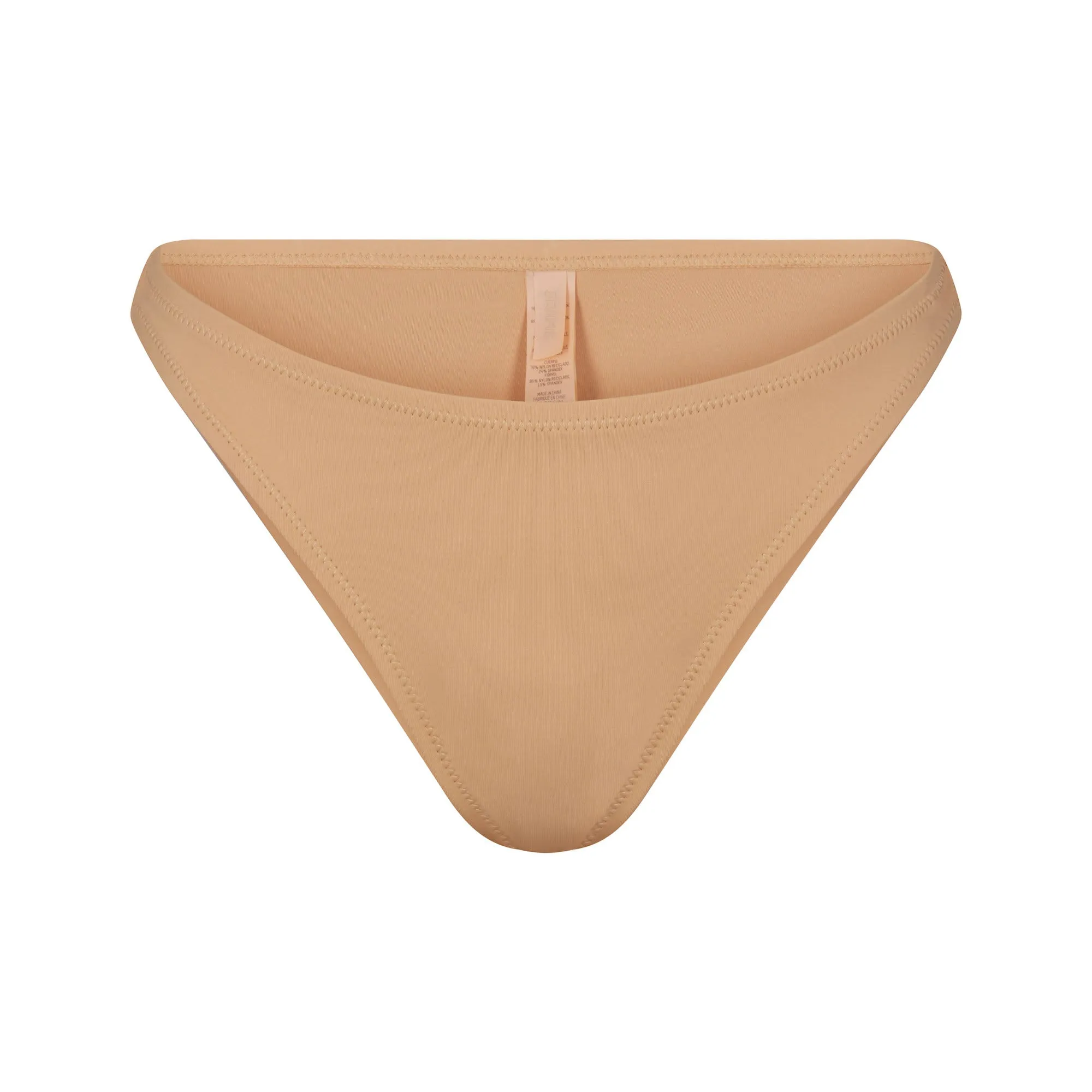 SIGNATURE SWIM MID COVERAGE BOTTOM | OCHRE sold by SKIMS