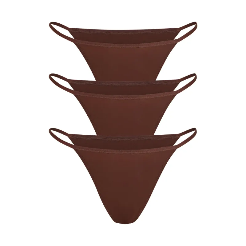 FITS EVERYBODY STRING BIKINI 3-PACK | COCOA sold by SKIMS