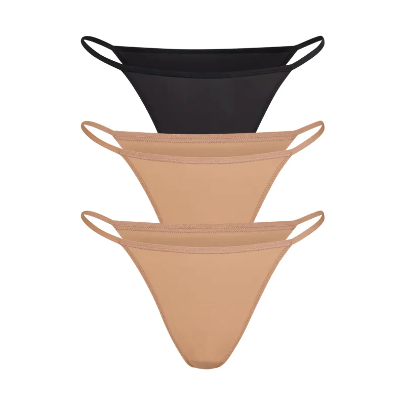 FITS EVERYBODY STRING BIKINI MULTI 3-PACK | SIENNA MULTI sold by SKIMS