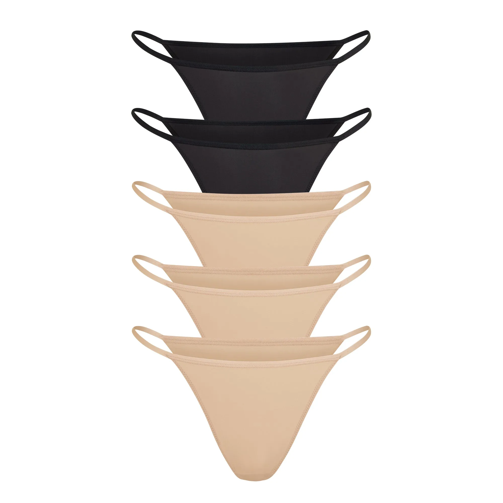 FITS EVERYBODY STRING BIKINI MULTI 5-PACK | CLAY MULTI sold by SKIMS