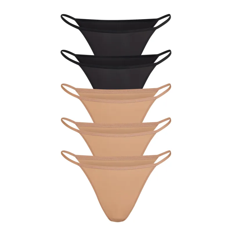 FITS EVERYBODY STRING BIKINI MULTI 5-PACK | SIENNA MULTI sold by SKIMS