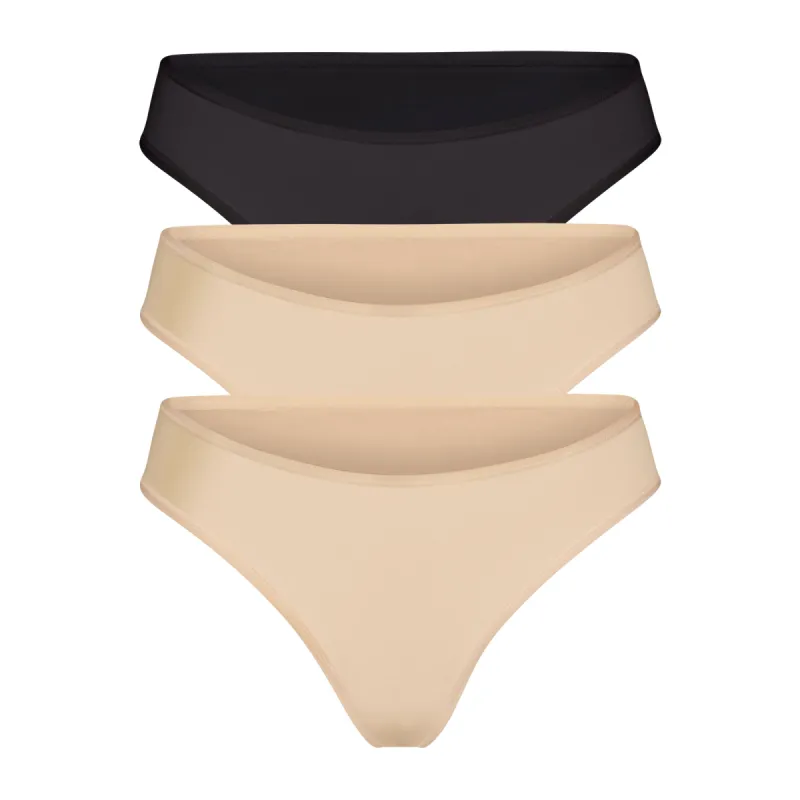 FITS EVERYBODY CHEEKY BRIEF MULTI 3-PACK | CLAY MULTI sold by SKIMS