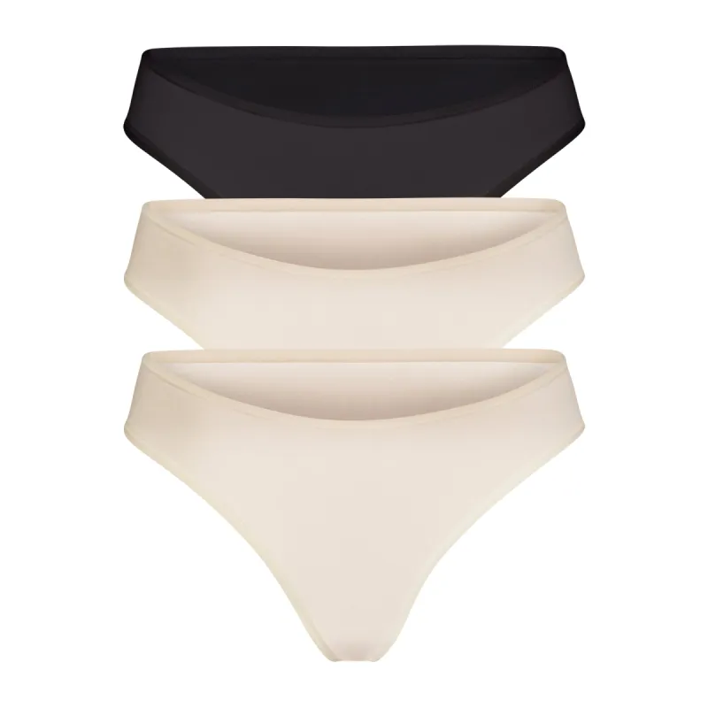 FITS EVERYBODY CHEEKY BRIEF MULTI 3-PACK | SAND MULTI sold by SKIMS