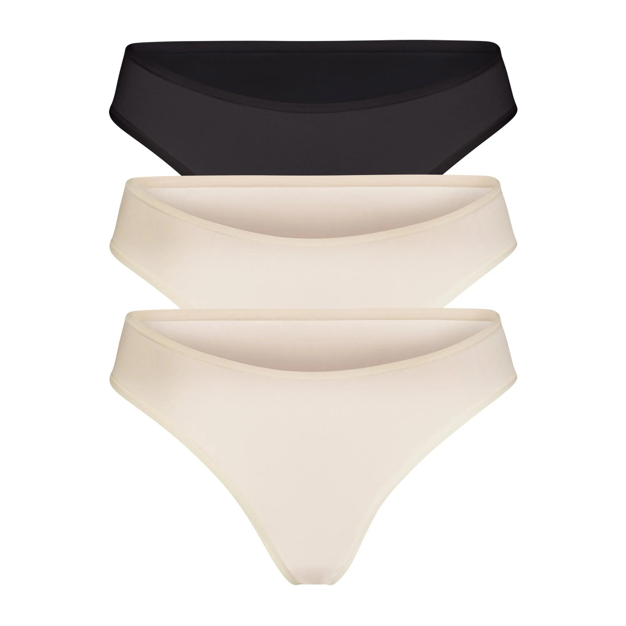 FITS EVERYBODY CHEEKY BRIEF MULTI 3-PACK | SAND MULTI sold by SKIMS