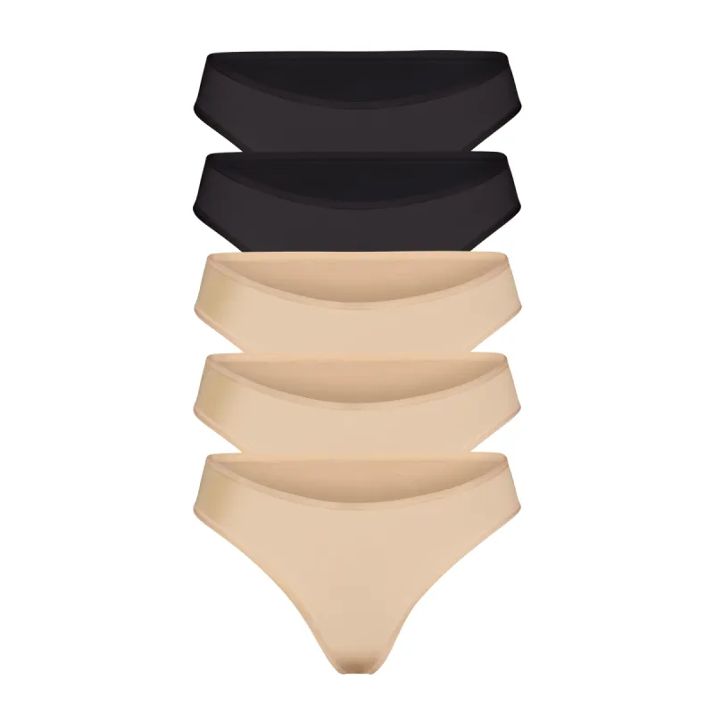 FITS EVERYBODY CHEEKY BRIEF MULTI 5-PACK | CLAY MULTI sold by SKIMS